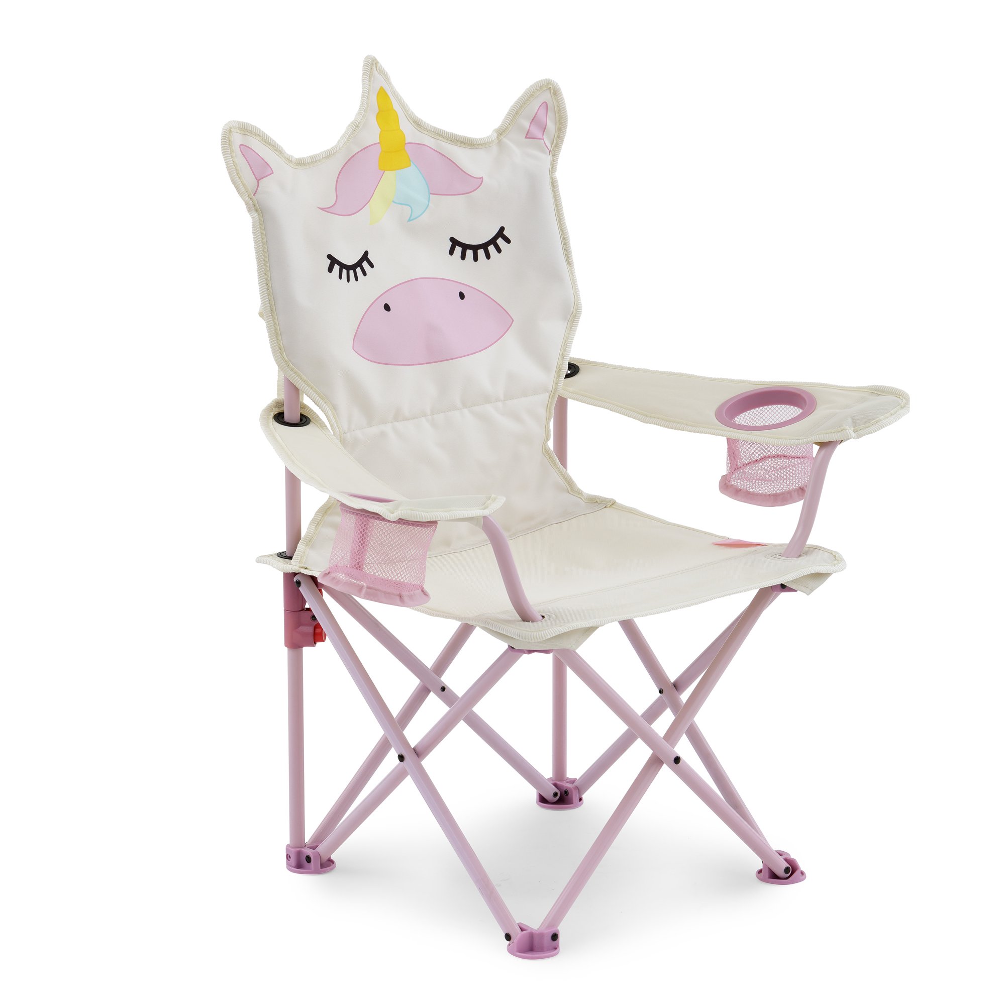 Firefly! Outdoor Gear Sparkle the Unicorn Kid-s Camping Chair - Pink/Off-White Color