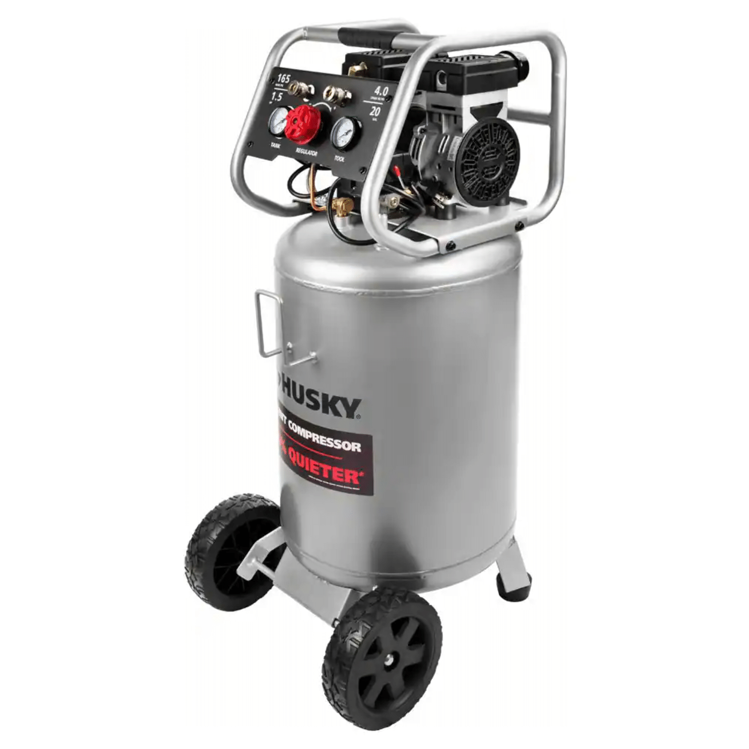 Husky 3332013 20 Gal. Vertical Electric-Powered Silent Air Compressor