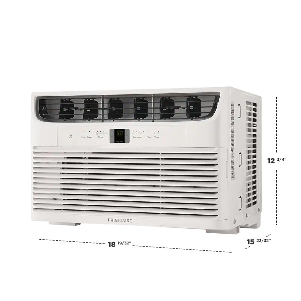 Frigidaire 6.000 BTU Window-Mounted Room Air Conditioner In White