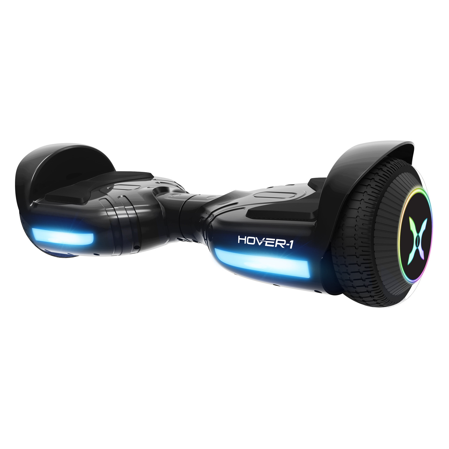 Hover-1 Blast Hoverboard. Black. 160 Lbs.. Max Weight. 7 Mph Max Speed. LED Lights