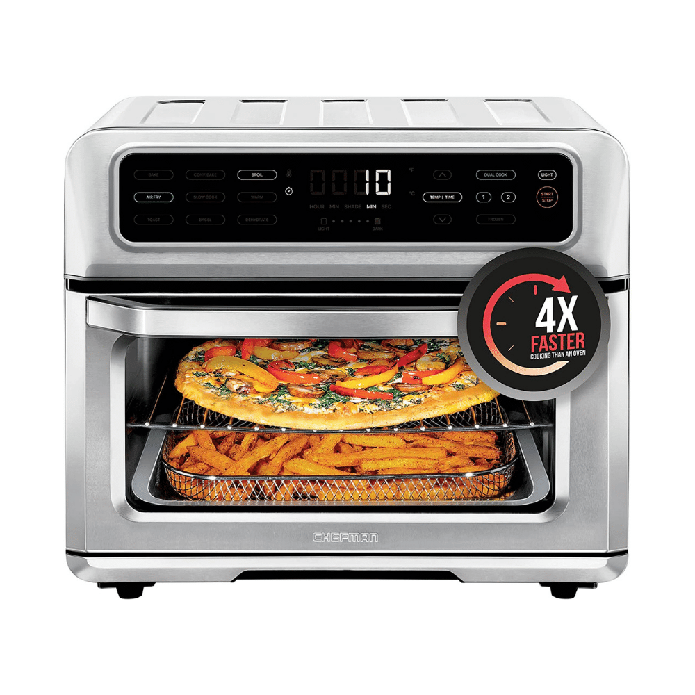 Chefman Air Fryer Toaster Oven Xl 20L. Nonstick Stainless Steel. Digital