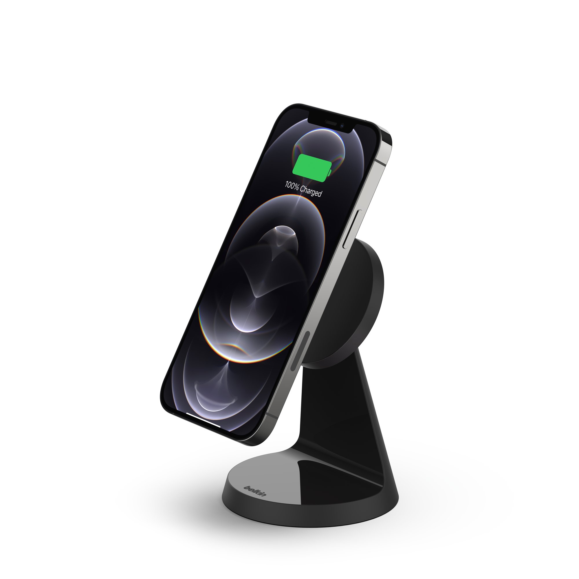 Belkin BOOSTCHARGE Magnetic Wireless Charger Stand 7.5W with PSU. Black