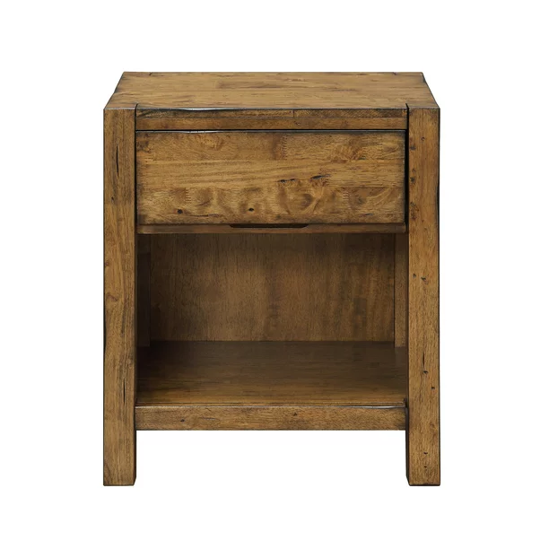 Better Homes & Gardens Bryant Nightstand. Rustic Maple Brown Finish