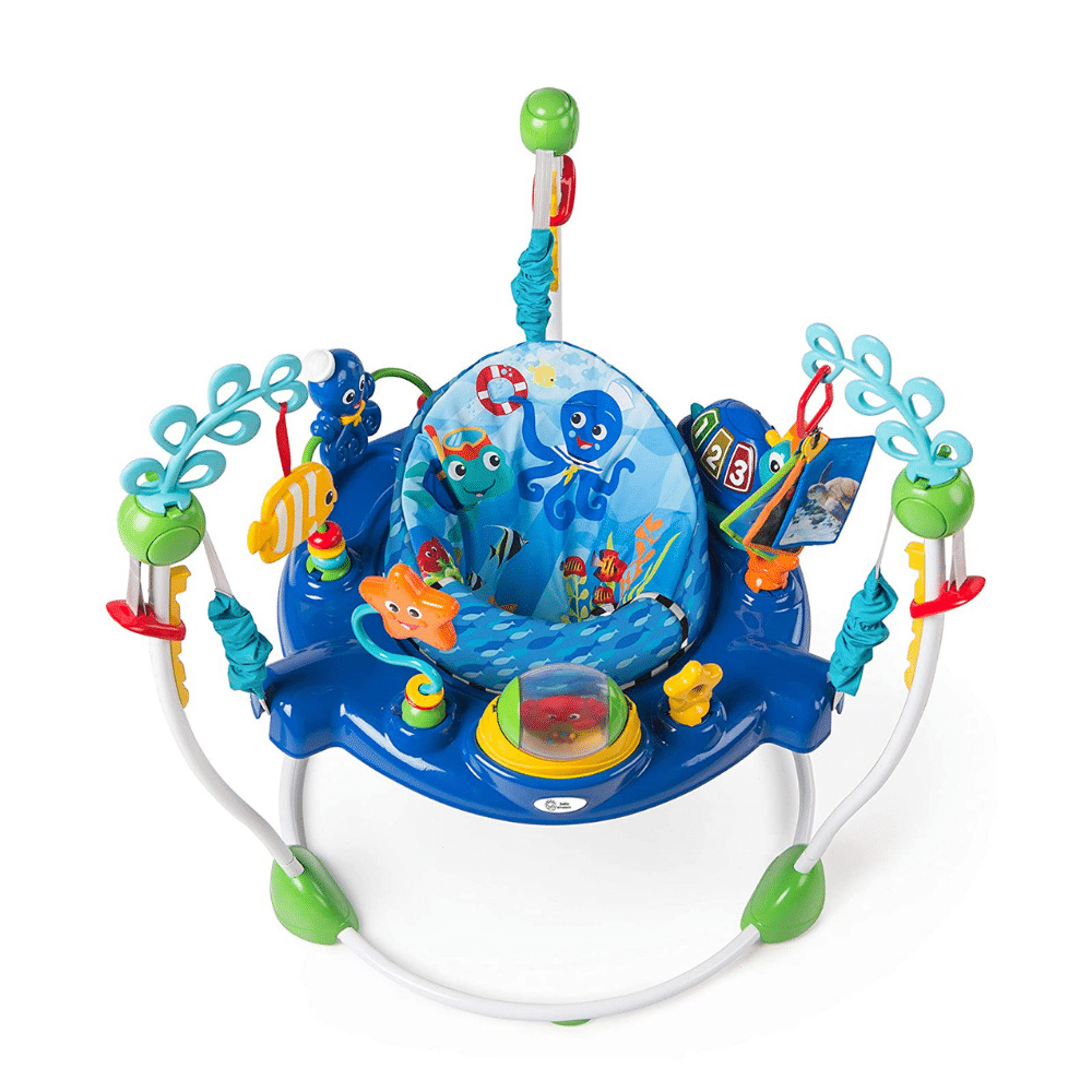 Baby Einstein Neptune-s Ocean Discovery Jumper. Blue