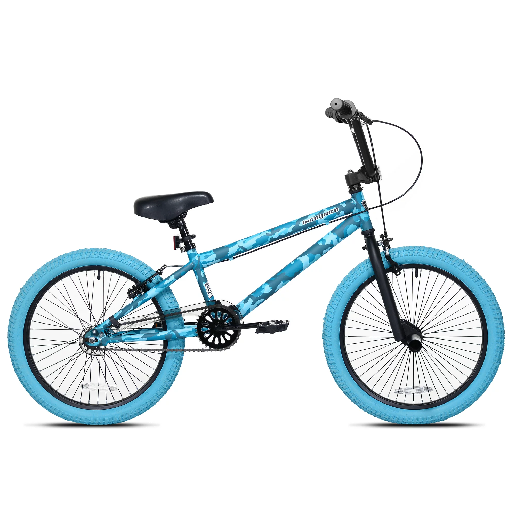 Kent 20 In. Incognito Girl-s BMX Bike. Turquoise Blue Camouflage