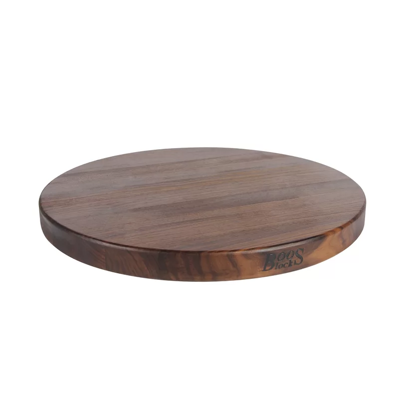 John Boos Walnut 18″ Round Cutting Board. 1.5″ Edge Grain WAL-R18