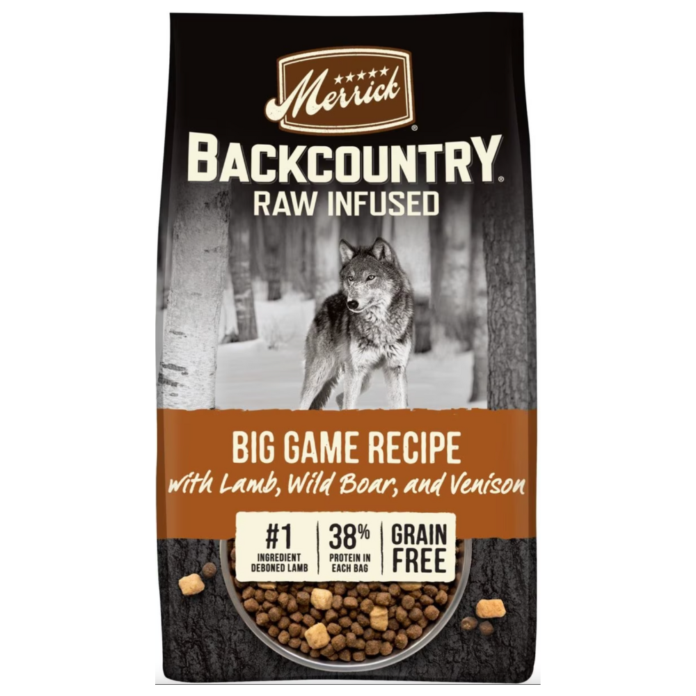 Merrick Backcountry Freeze-Dried Raw Grain-Free Big Game Recipe