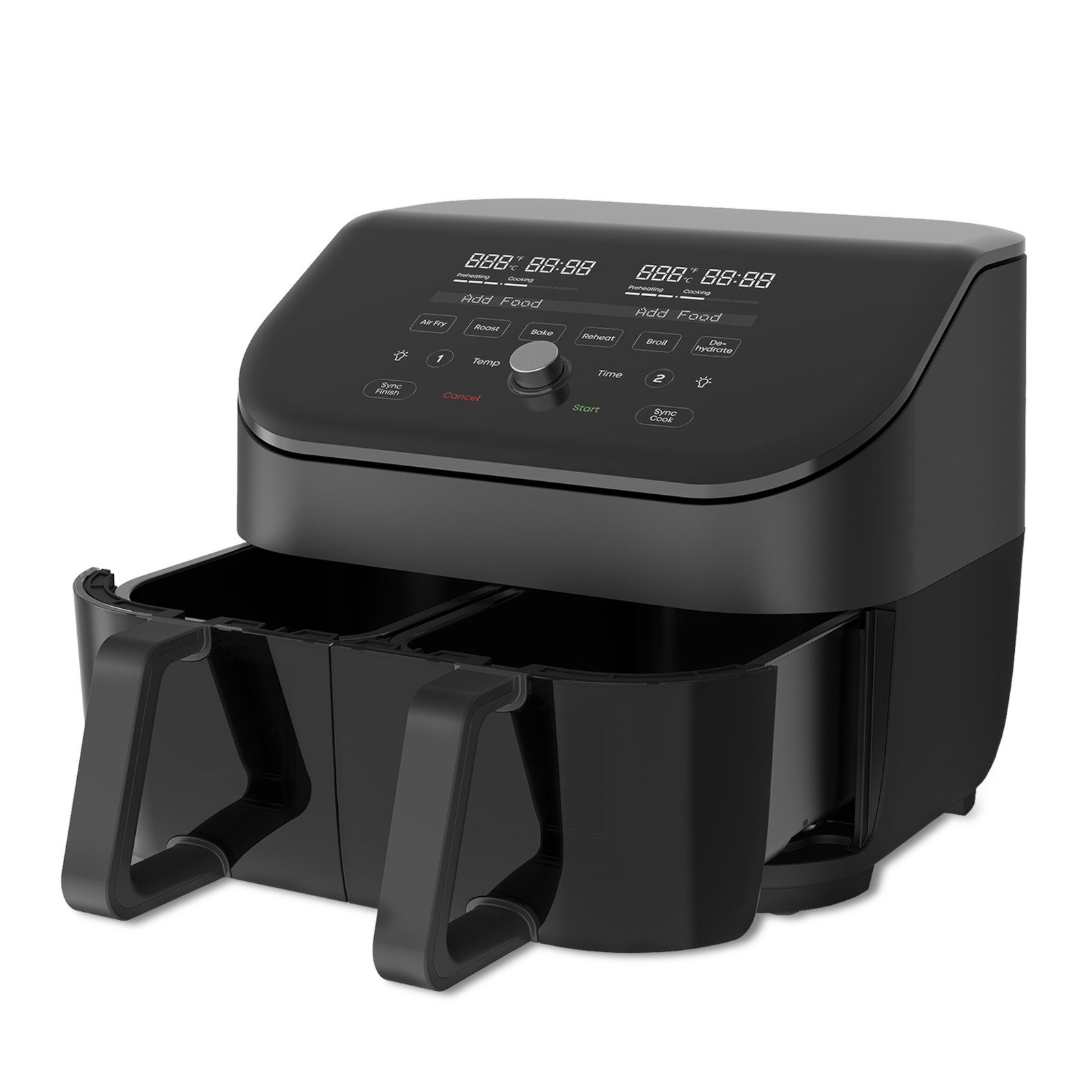 Instant Pot Vortex Plus Dual Basket Air Fryer with ClearCook. 8 Quart. 8-in1 Air Fry