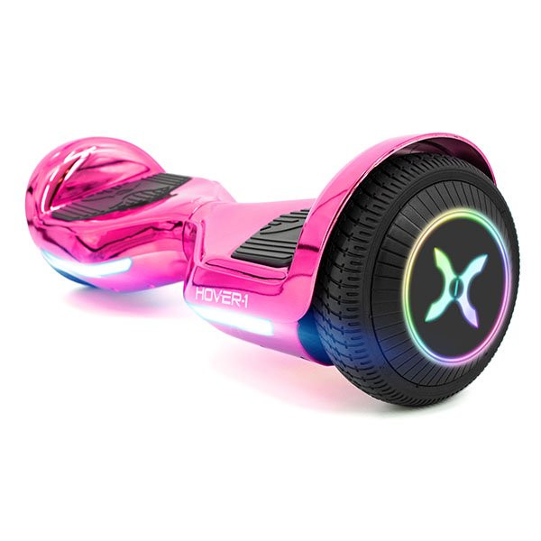 Hover-1 Allstar Hoverboard. Pink. 6.5 In. LED Wheels. Ideal For Boys And Girls 8+ And Less Than 220 Lbs.