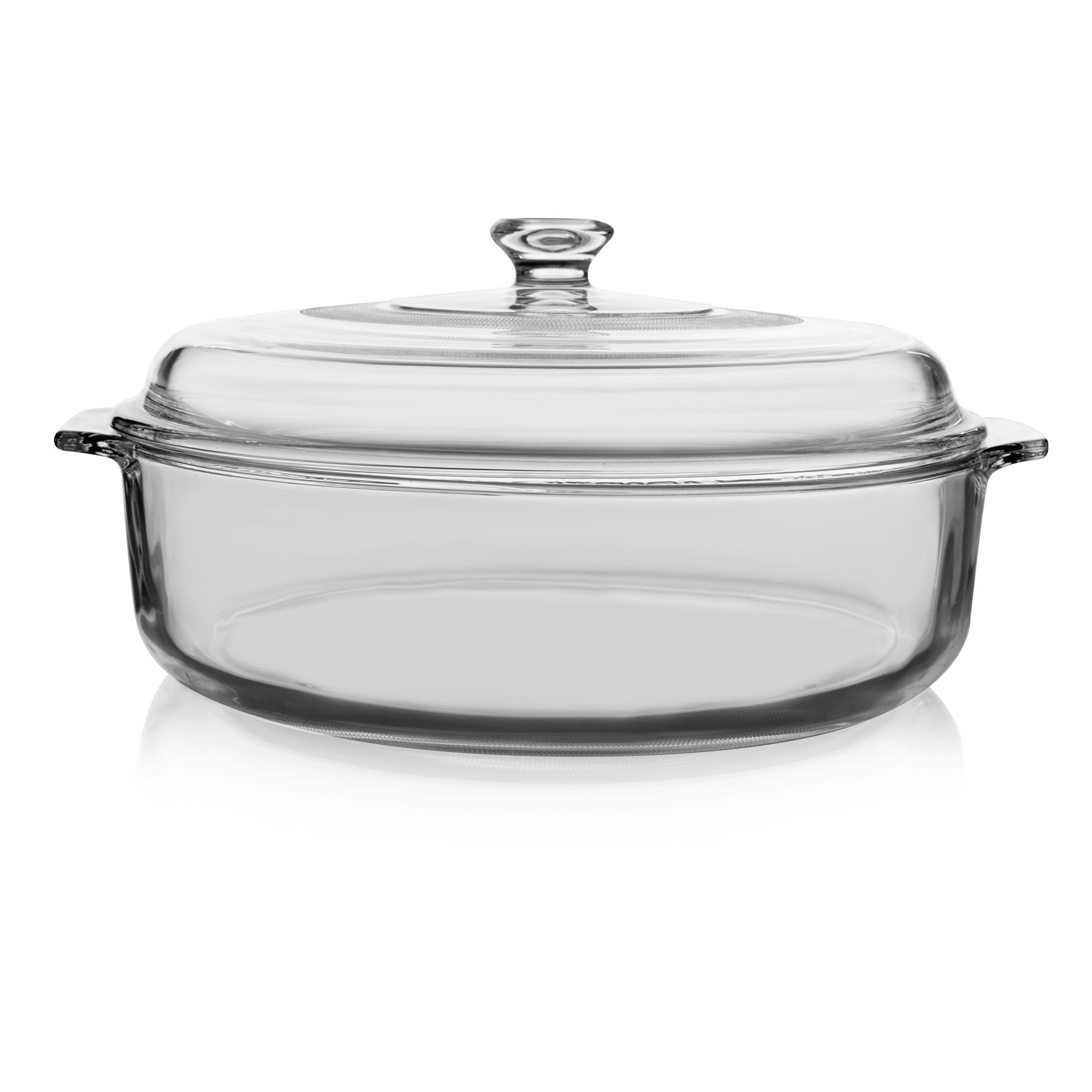 Libbey Baker-s Basics Glass Casserole Dish with Cover. 3-Quart