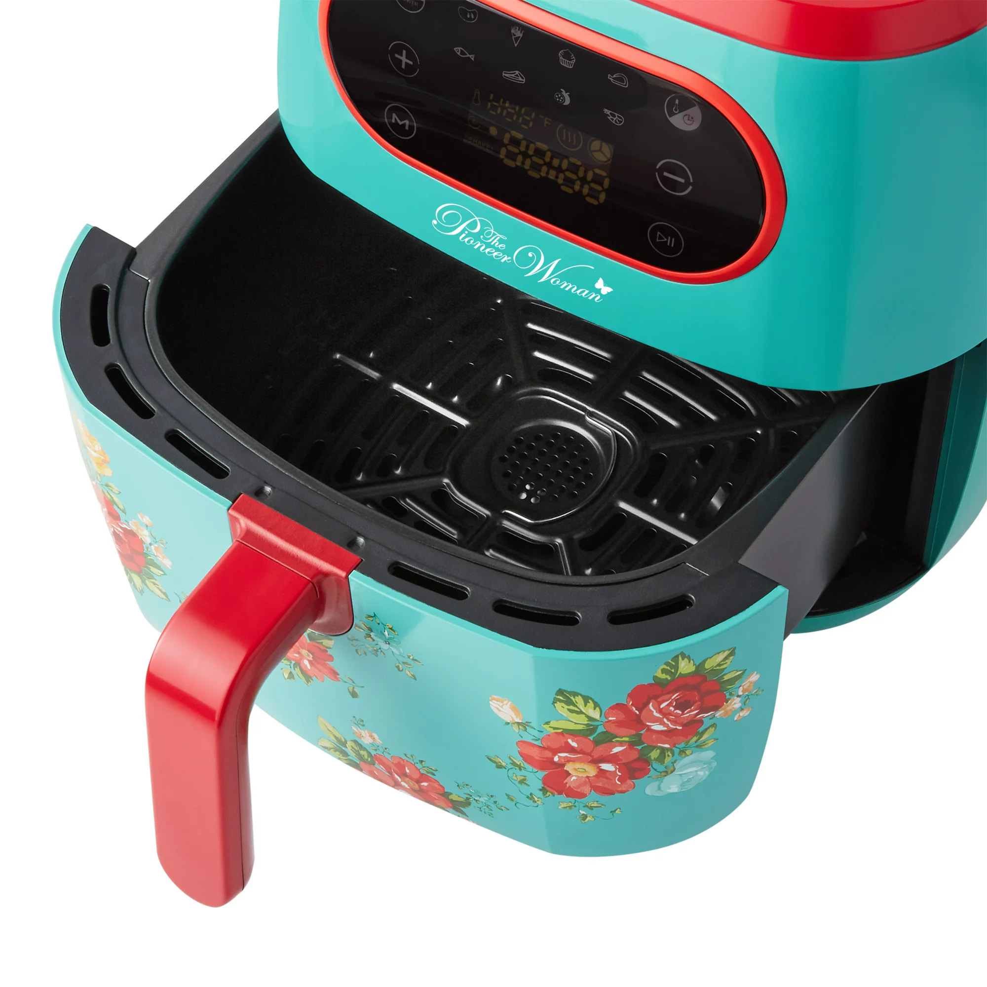 The Pioneer Woman Vintage Floral 6.3 Quart Air Fryer with 13.46″ LED Screen