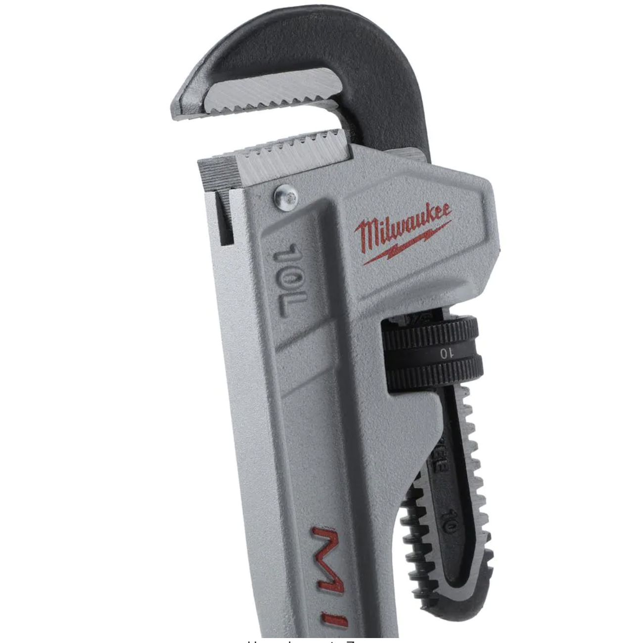 Milwaukee 10 in. Aluminum Pipe Wrench with POWERLENGTH Handle with 14 in. Aluminum Offset Pipe Wrench
