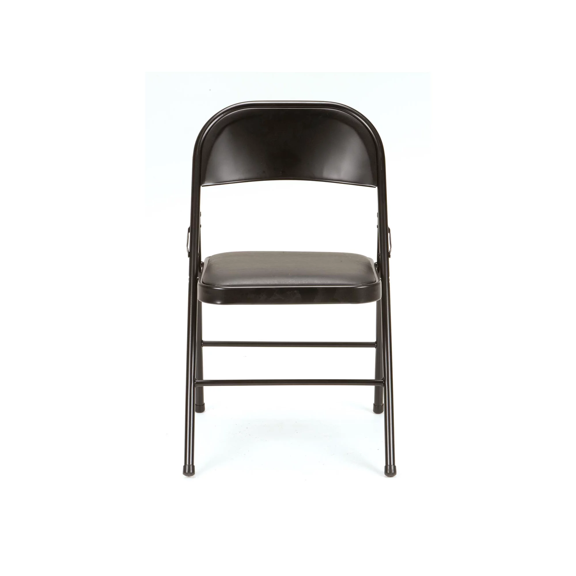 Mainstays Vinyl Folding Chair (4 Pack). Black