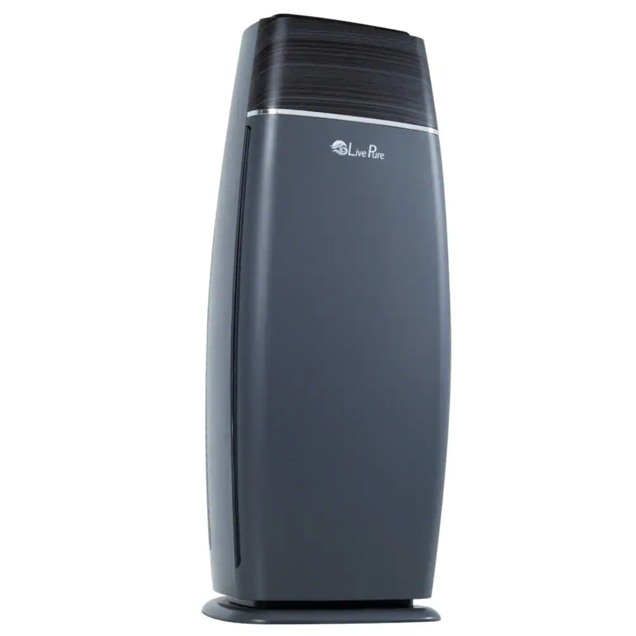 LivePure Sierra Series True HEPA Digital Tall Tower Air Purifier. Graphite
