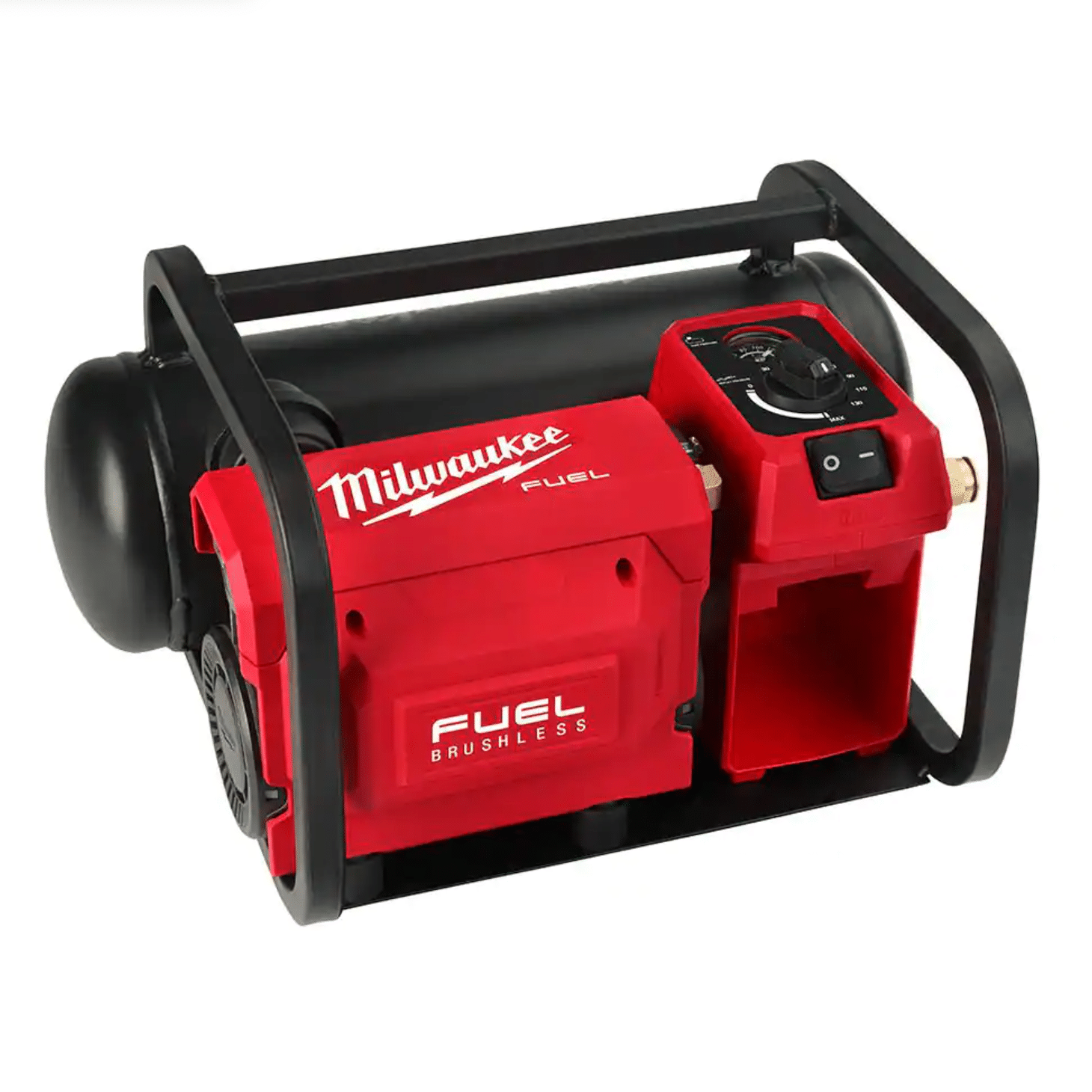 Milwaukee M18 Fuel 18-Volt Lithium-Ion Brushless Cordless 2 Gal. Electric Compact Quiet Compressor. Tool-Only (2840-20)