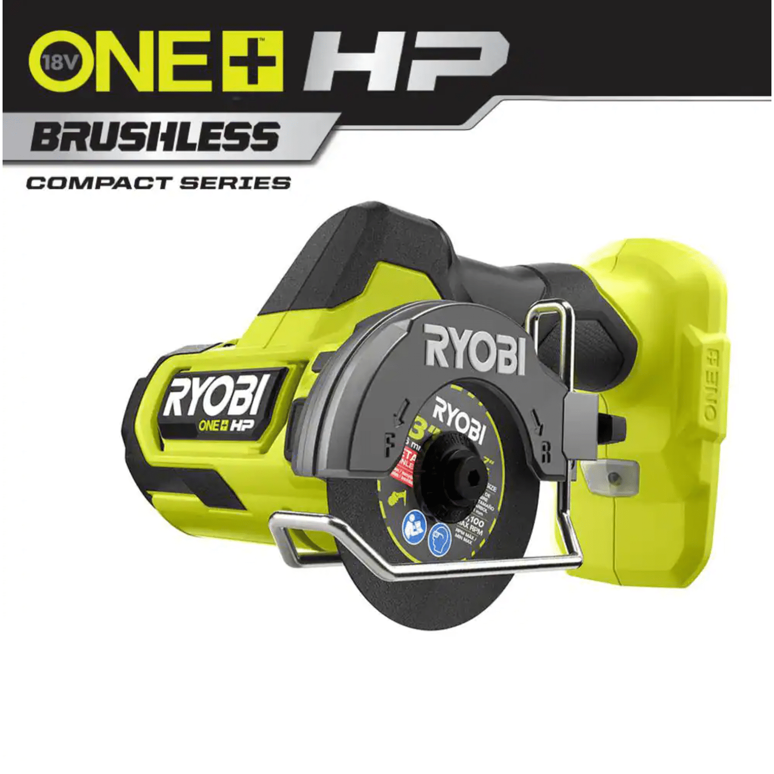 Ryobi One+ HP 18V Brushless Cordless Compact Cut-Off Tool. Tool Only (PSBCS02B)