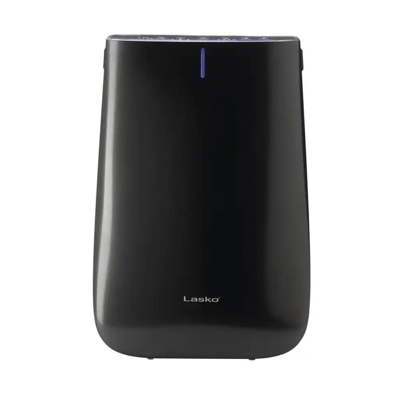 Lasko Pure Platinum Slim Profile Air Purifier with HEPA-Type Filtration and Auto Clean. Black