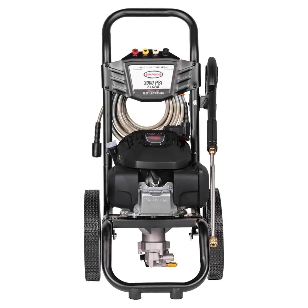 Simpson MegaShot 3000 PSI 2.4 GPM Gas Cold Water Pressure Washer with HONDA GCV170 Engine