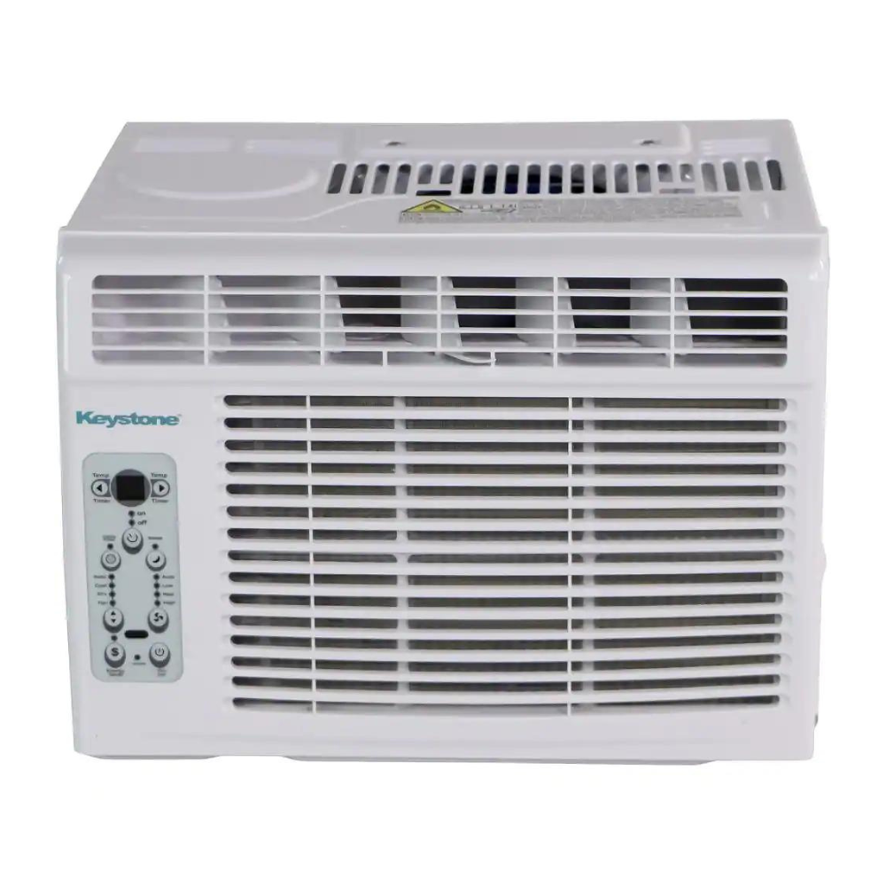 Keystone Energy Star 5.000 BTU Window-Mounted Air Conditioner. White. KSTAW05CE