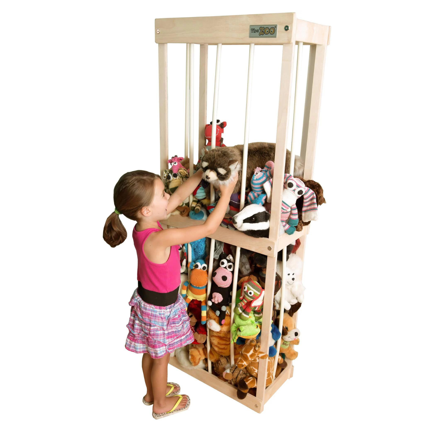 Littlezookeepers Manufactured Wood Toy Organizer