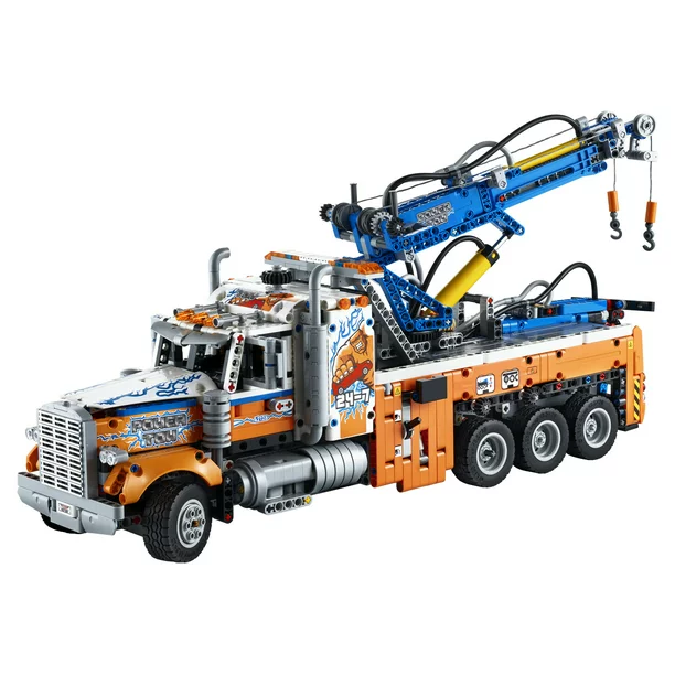 Lego Technic Heavy-Duty Tow Truck 42128 Building Toy Packed with Authentic Features (2.017 Pieces)