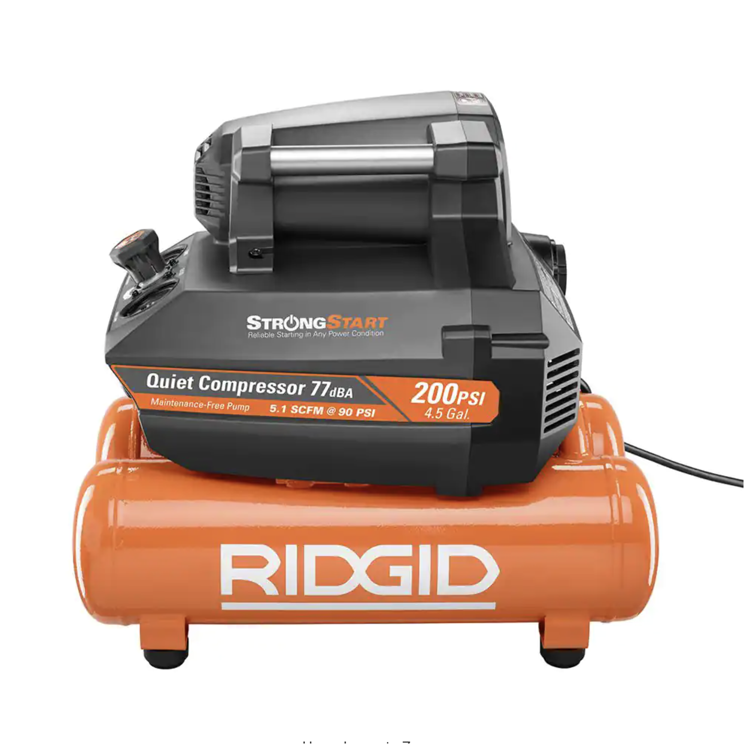 Ridgid OF45200SS 4.5 Gal. Portable Electric Quiet Air Compressor