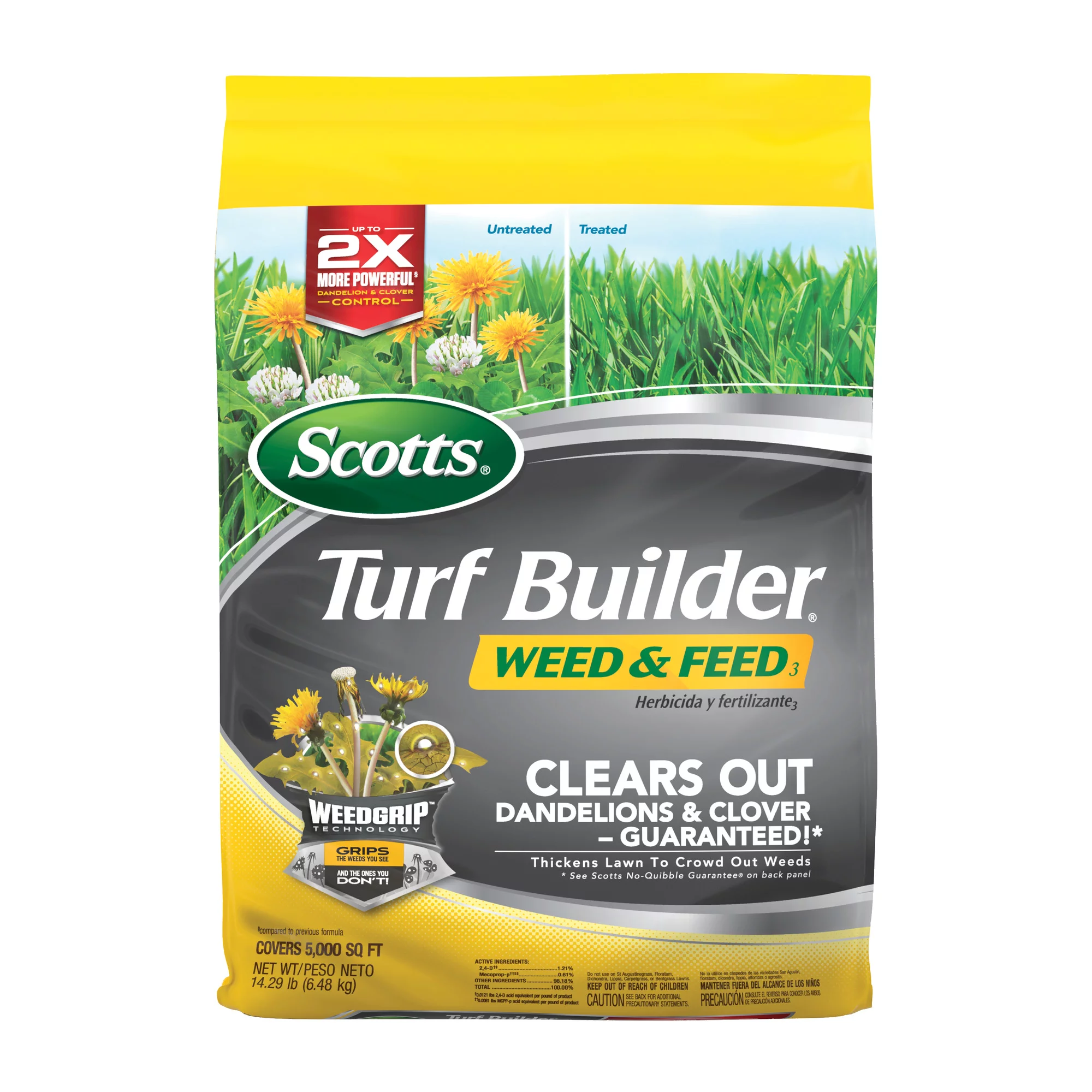 Scotts Turf Builder Weed & Feed 3. 14.29 lbs.. up to 5.000 sq. ft.