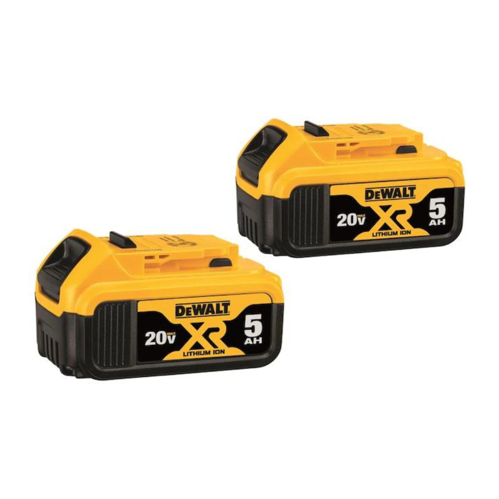 Dewalt XR 20-Volt Max 2-Pack 5 Amp-Hour; 5 Amp-Hour Lithium Power Tool Battery Kit
