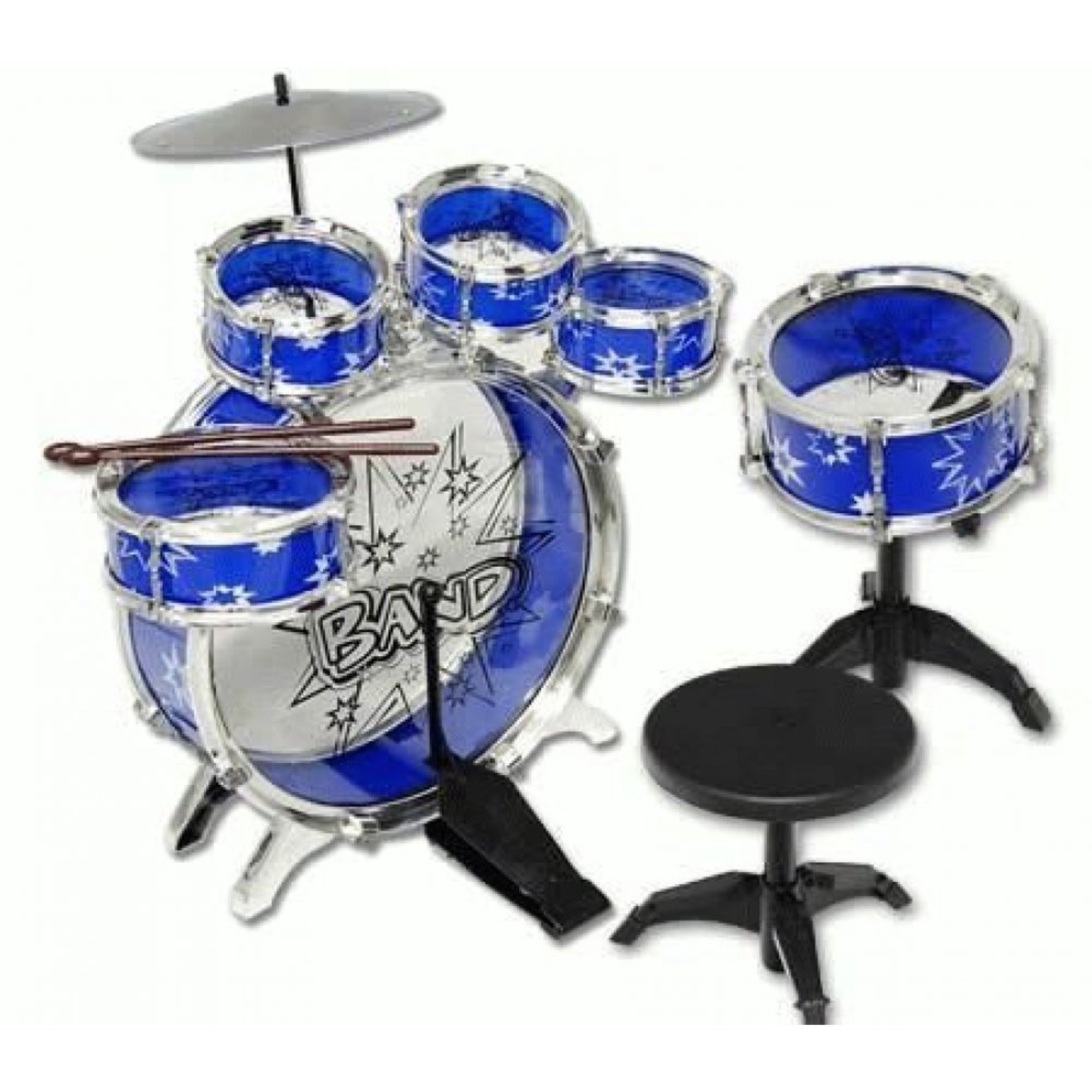 Music Magic Musical Instrument Drum Playset - Blue