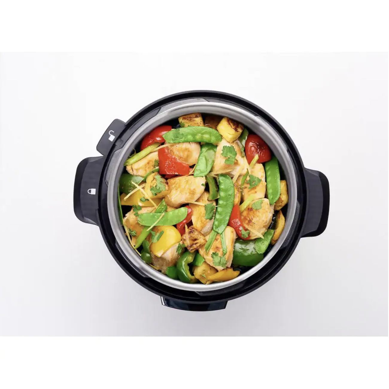 Zavor LUX LCD 8 Qt. Stainless Steel Electric Pressure Cooker With Stainless Steel Cooking Pot