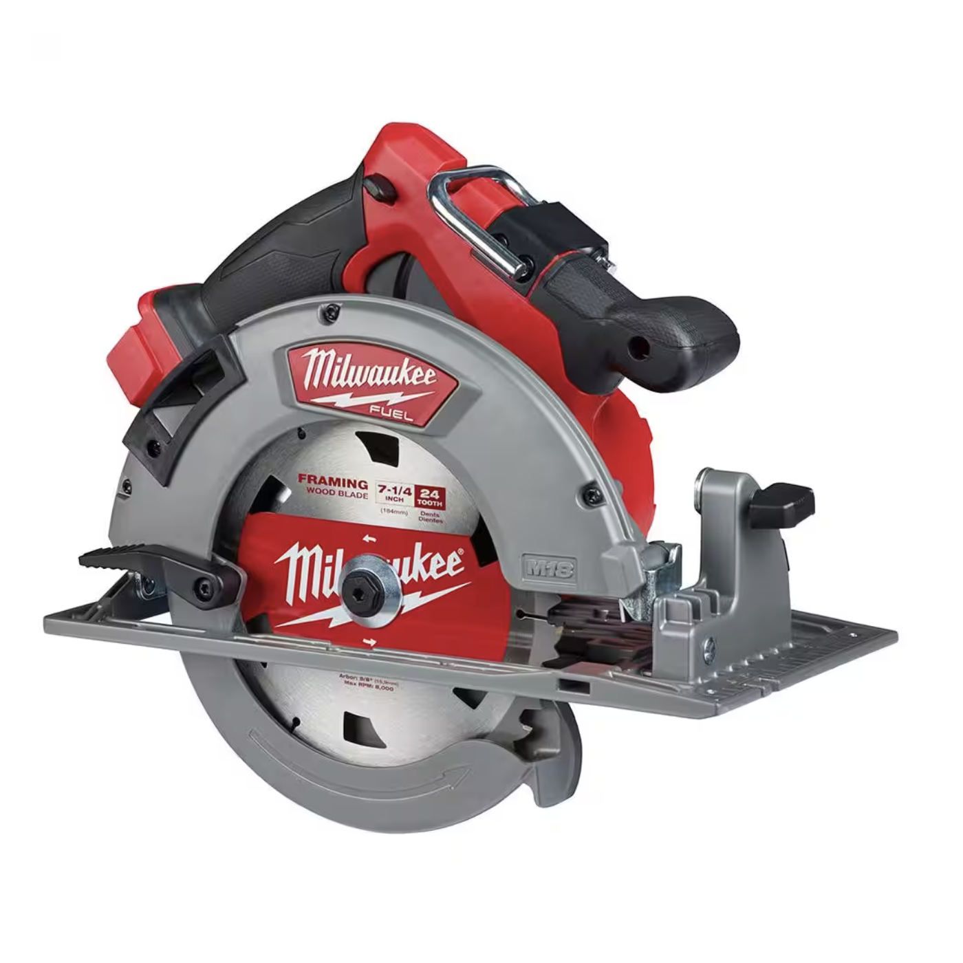 Milwaukee M18 Fuel 18V 7-1/4 in. Lithium-Ion Brushless Cordless Circular Saw with M18 5.0 Ah Battery