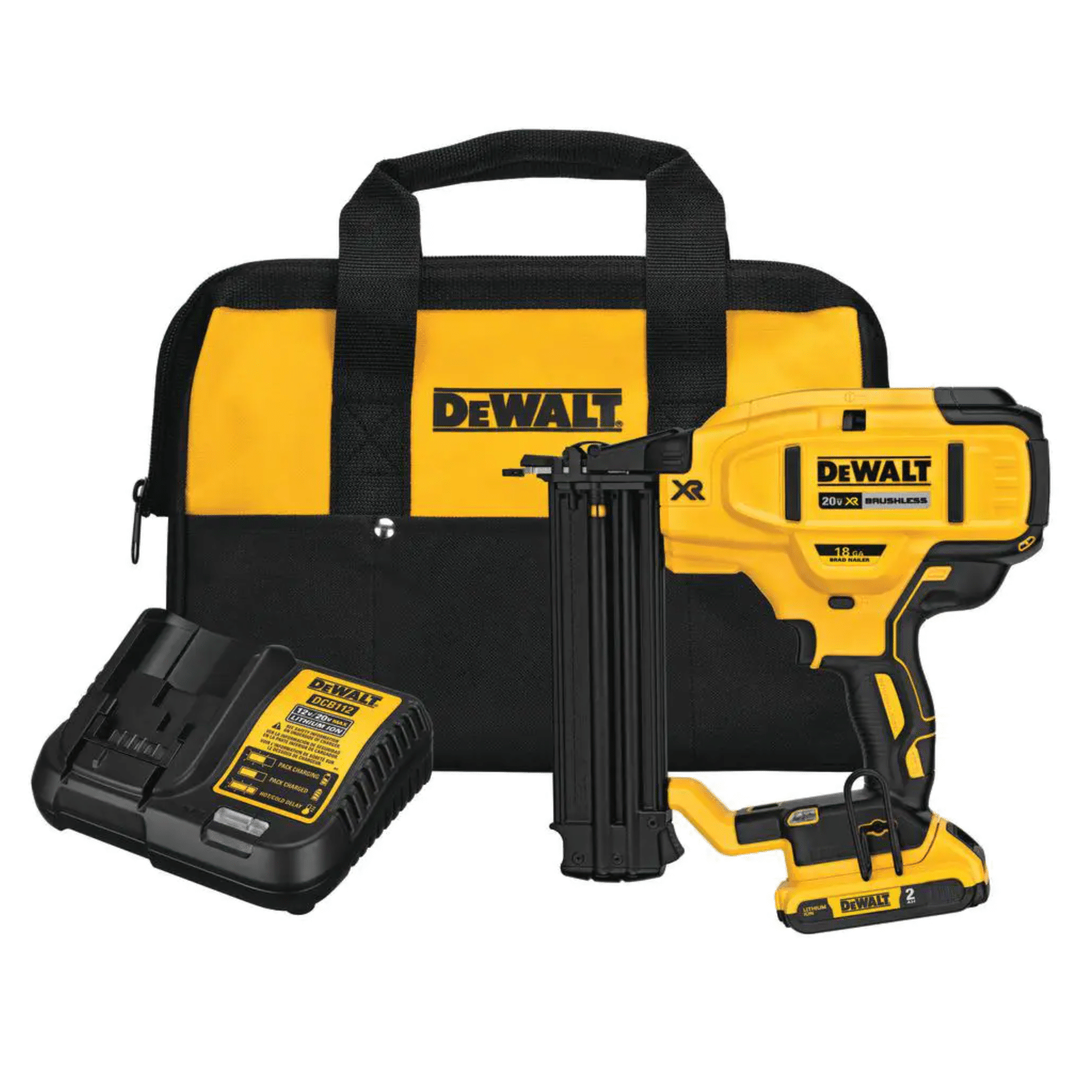 Dewalt DCN680D1 20-Volt Max Lithium-Ion 18-Gauge Cordless Brad Nailer Kit