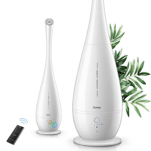 iTvanila Cool Mist Humidifiers Large Room. 5L Floor Humidifier For Bedroom