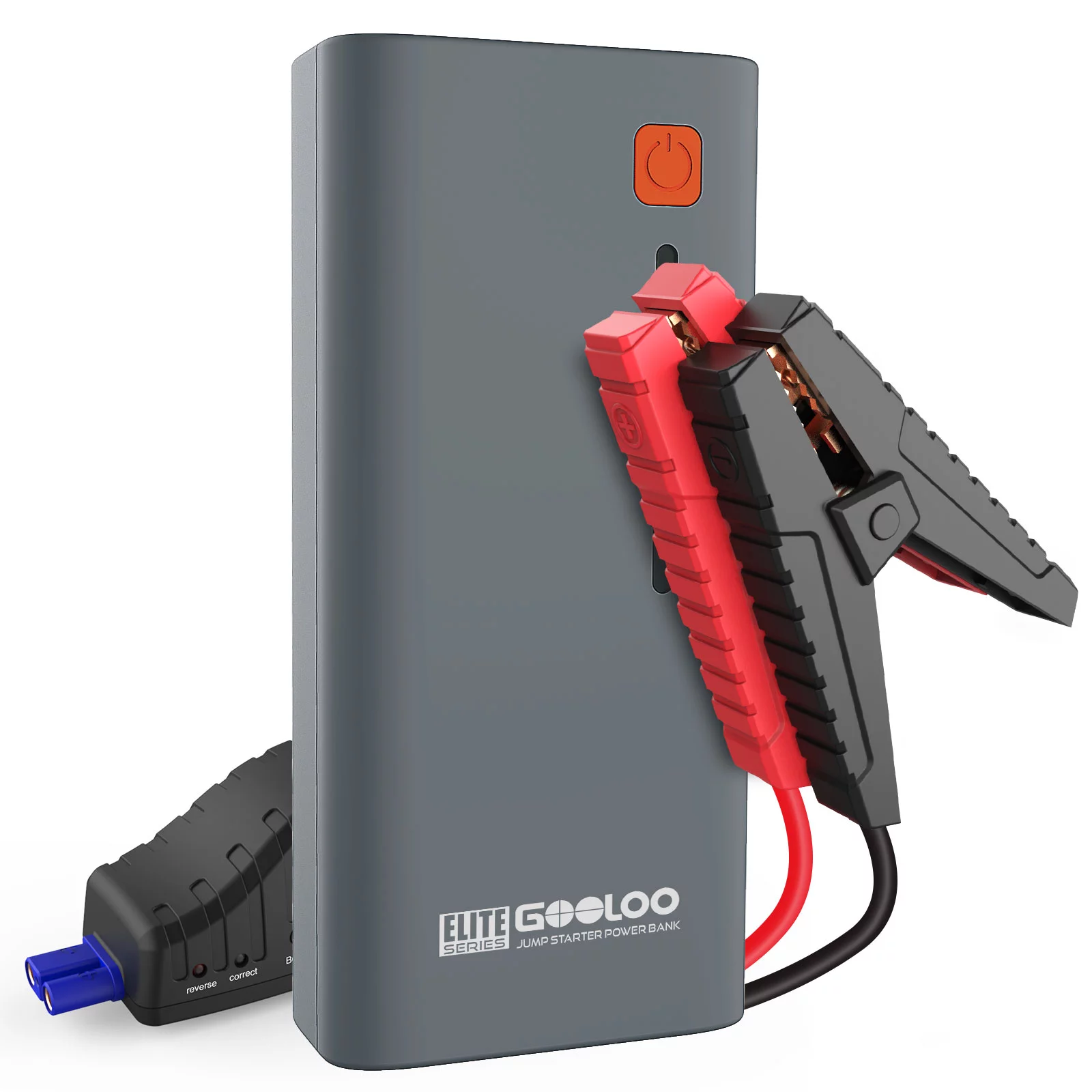 Gooloo GE1200 1200A Peak Car Jump Starter Battery Pack 12V Box Booster Portable Charger for Up to 7L Gas and 5.5L Diesel Engines