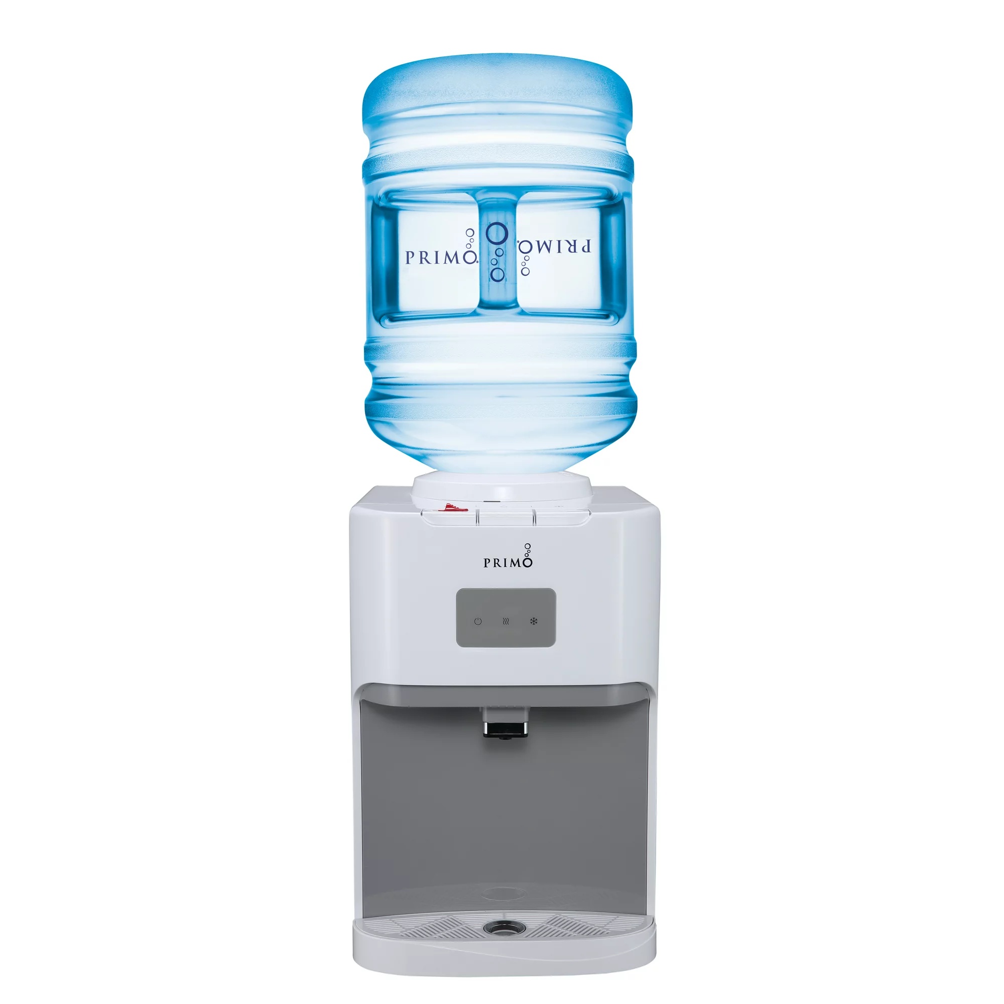 Primo Deluxe Countertop Water Dispenser Top Loading. Hot/Cold/Room Temp. White