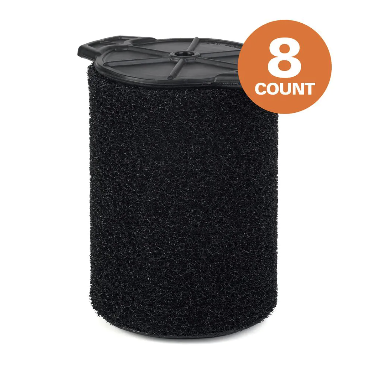 8-Packs - Ridgid Wet Application Foam Filter For Most 5 Gallon And Larger Ridgid Wet/dry Shop Vacuums