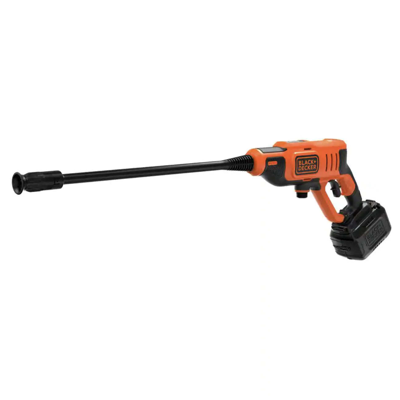 Black + Decker 20V MAX 350 PSI 1.0 GPM Cold Water Electric Pressure Washer with (1) 1.5 Ah Battery & Charger (BCPW350C1)