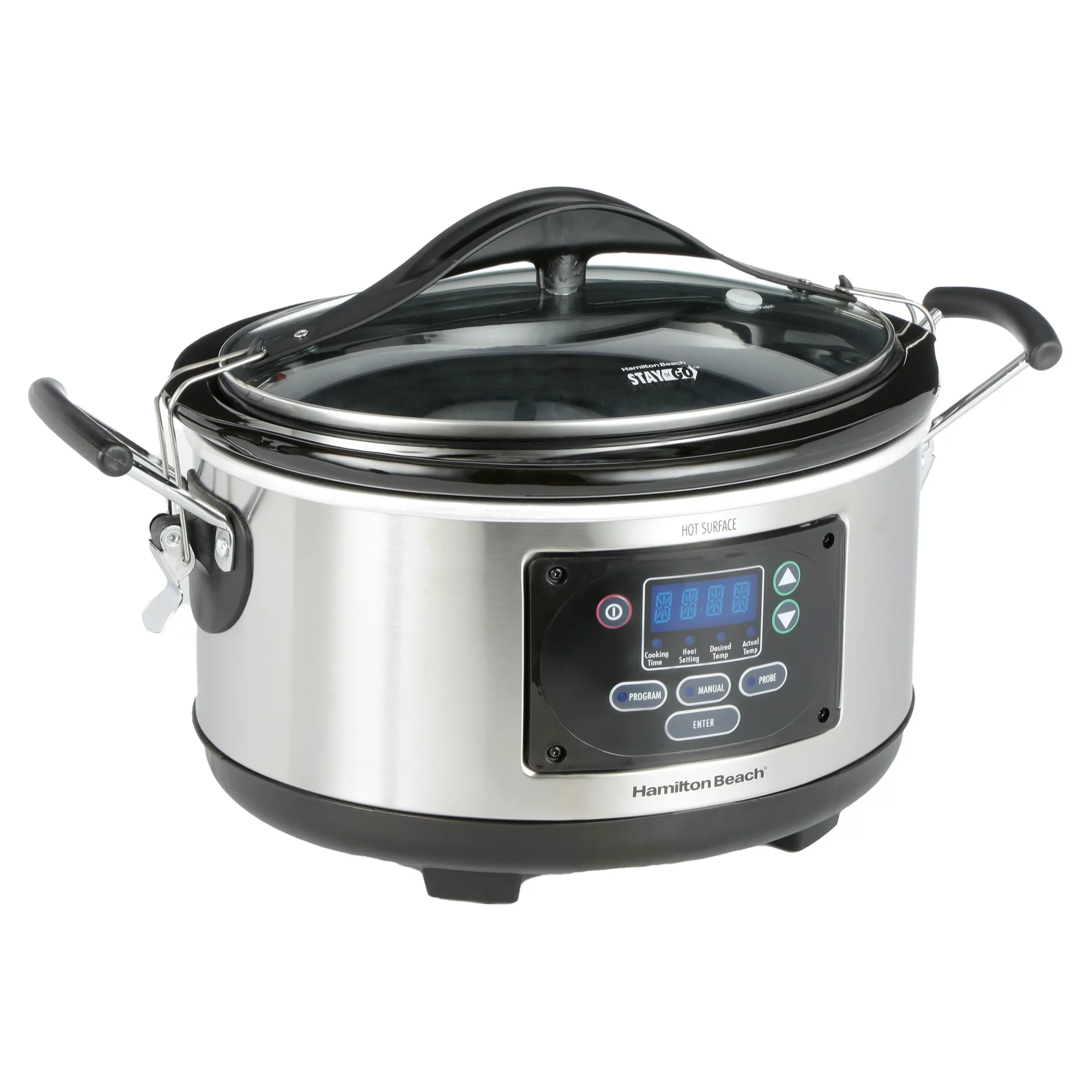 Hamilton Beach 33967 6-Quart Portable Set ‘n Forget Probe Slow Cooker