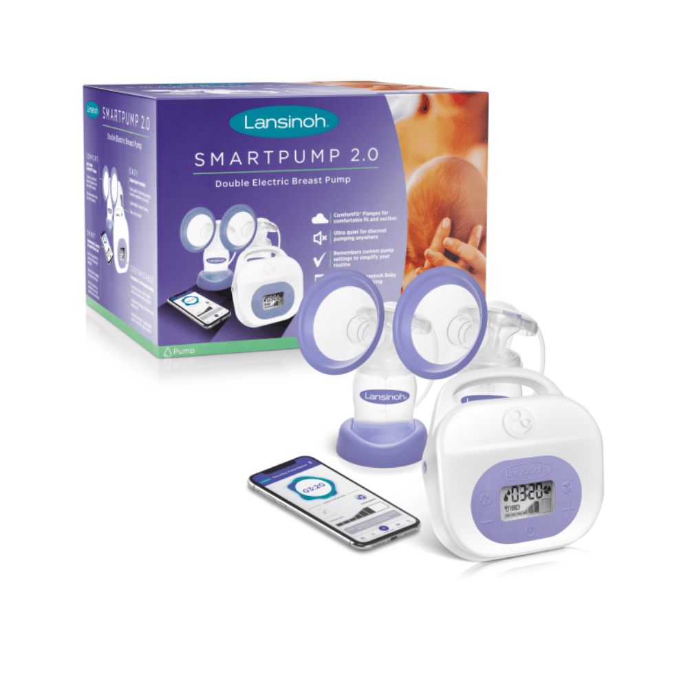 Lansinoh Smartpump 2.0 Double Electric Breast Pump for Nursing Moms