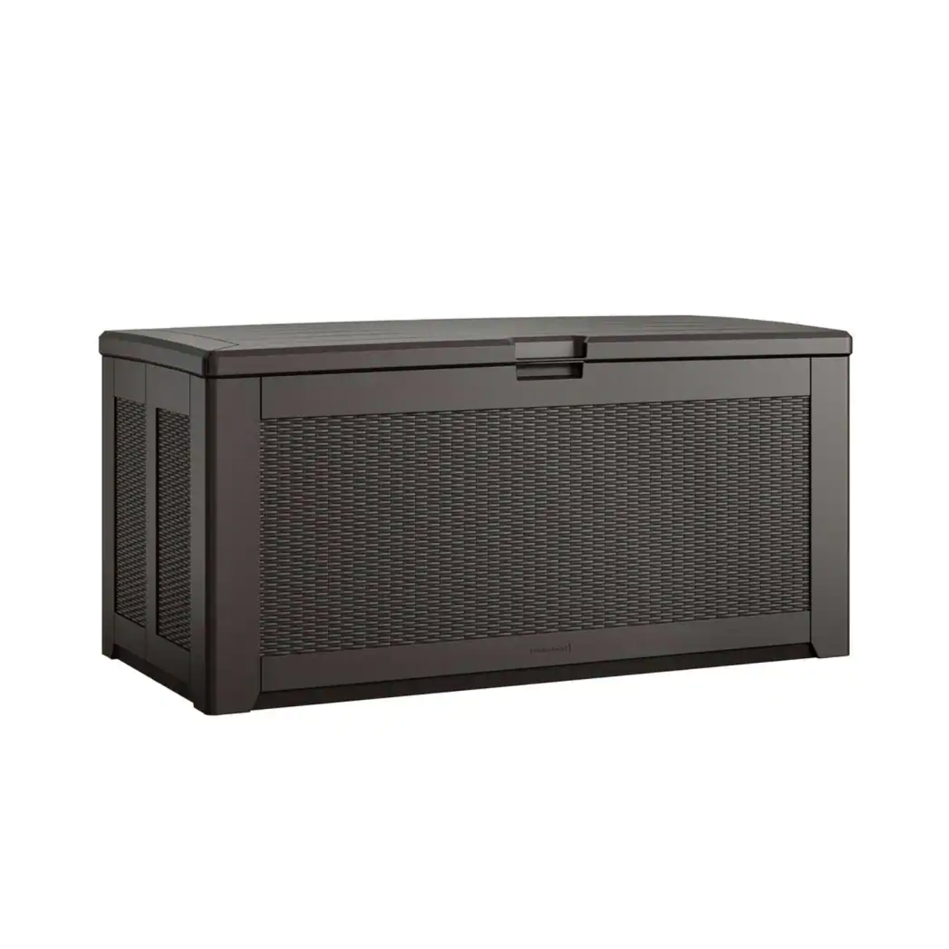 Rubbermaid 134 Gal. XL Resin Deck Box. Brown
