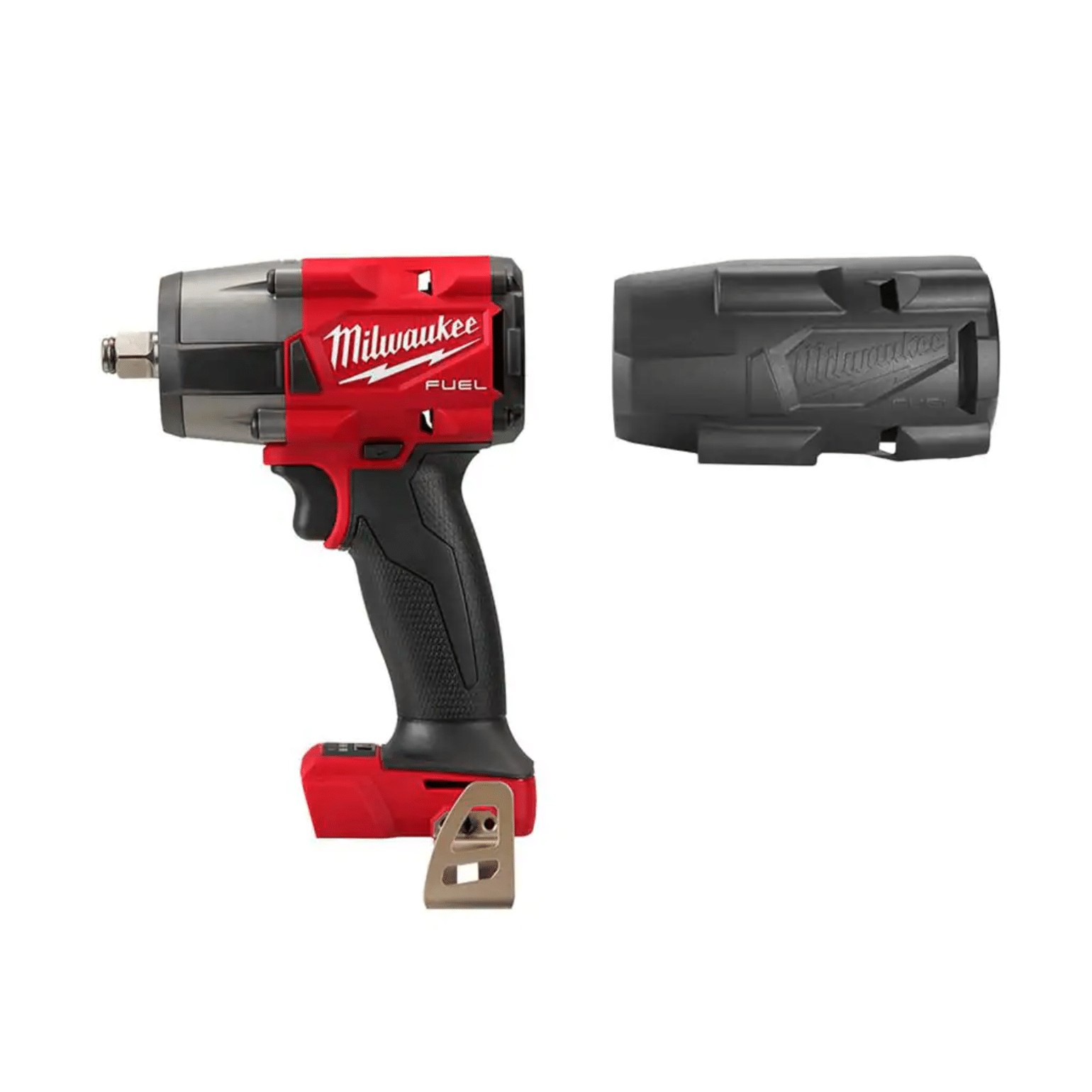 Milwaukee M18 Fuel Gen-2 18VLithium-Ion Brushless Cordless Mid Torque 1/2 in. Impact Wrench with Friction Ring & with Boot (2962-20-49-16-2960)