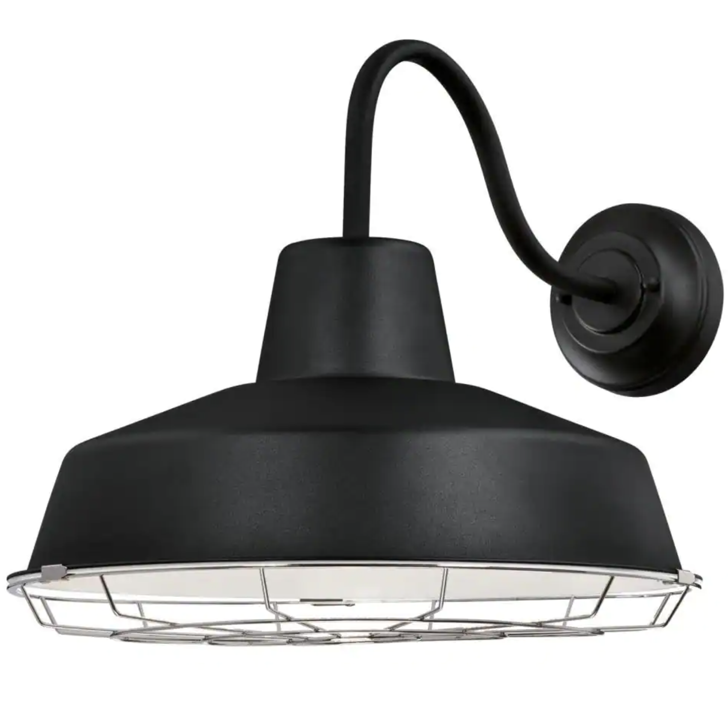 Westinghouse Academy 1-Light Textured Black Outdoor Integrated LED Wall Lantern Sconce