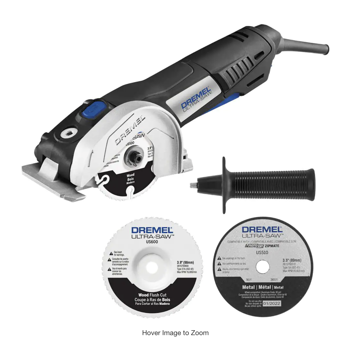 Dremel Ultra-Saw 7.5 Amp Corded Compact Saw Tool Kit with 3 Accessories
