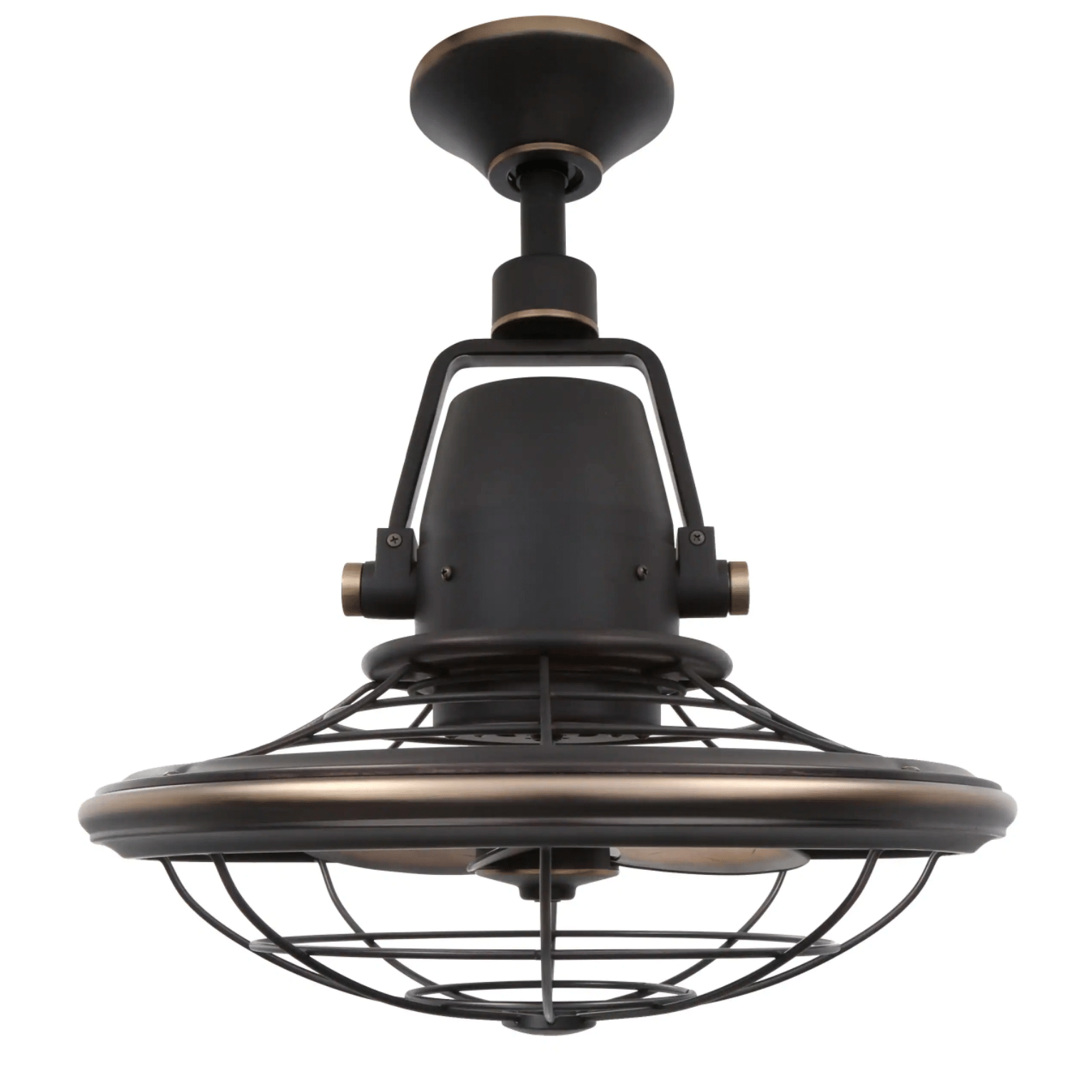 Home Decorators Collection Bentley II 18in Tarnished Bronze Oscillating Ceiling Fan