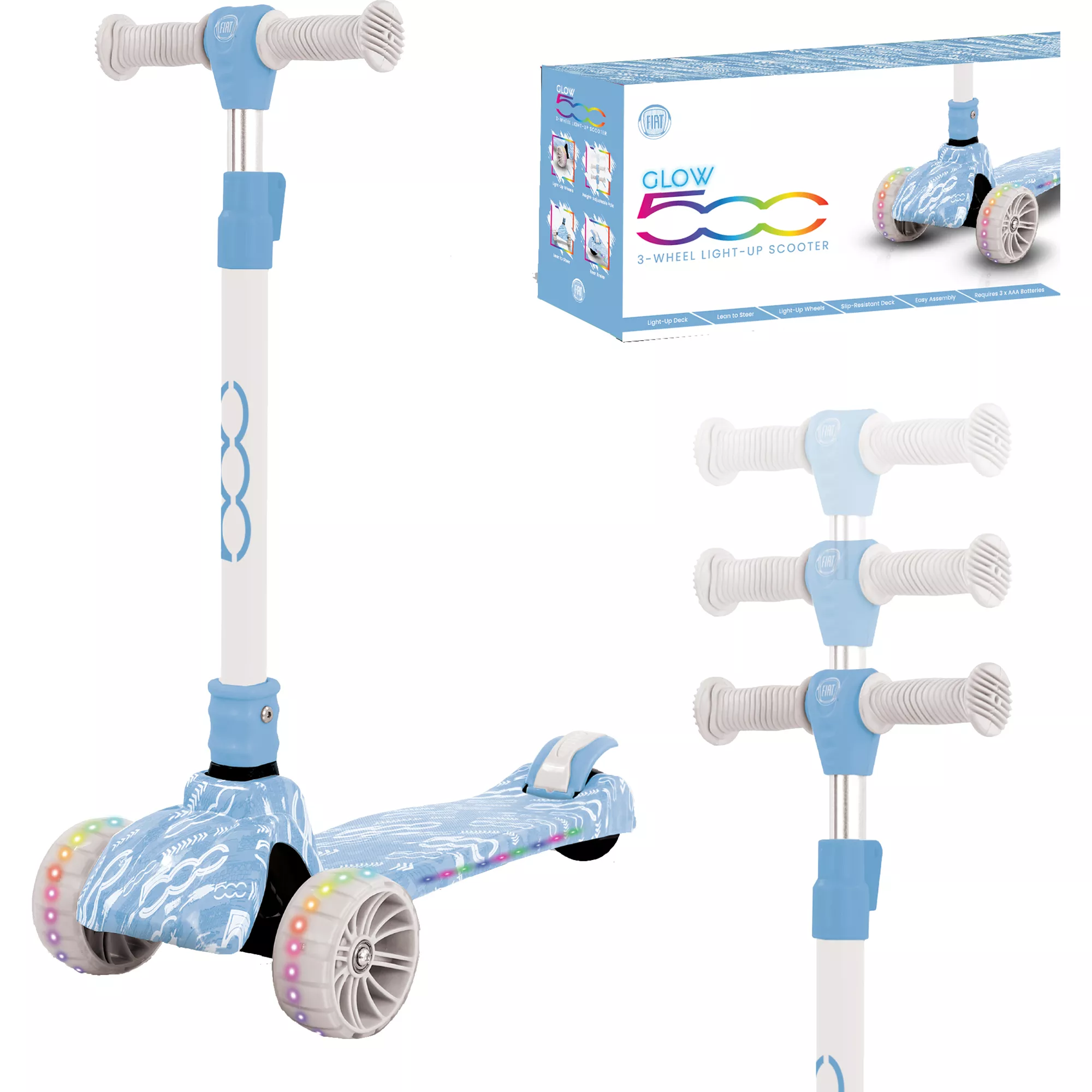 Fiat Youth Meshed Kick Scooter. Blue