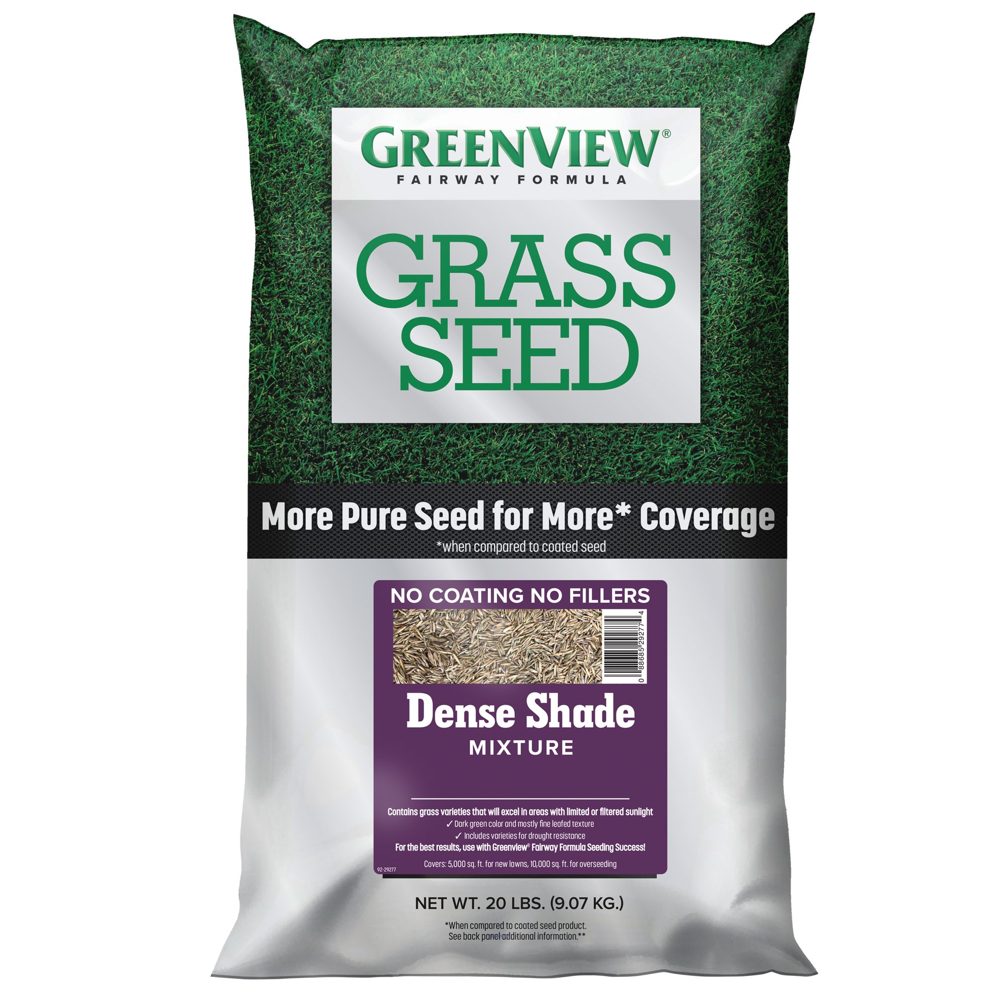GreenView Fairway Formula Grass Seed Dense Shade Mixture. 20 lb.