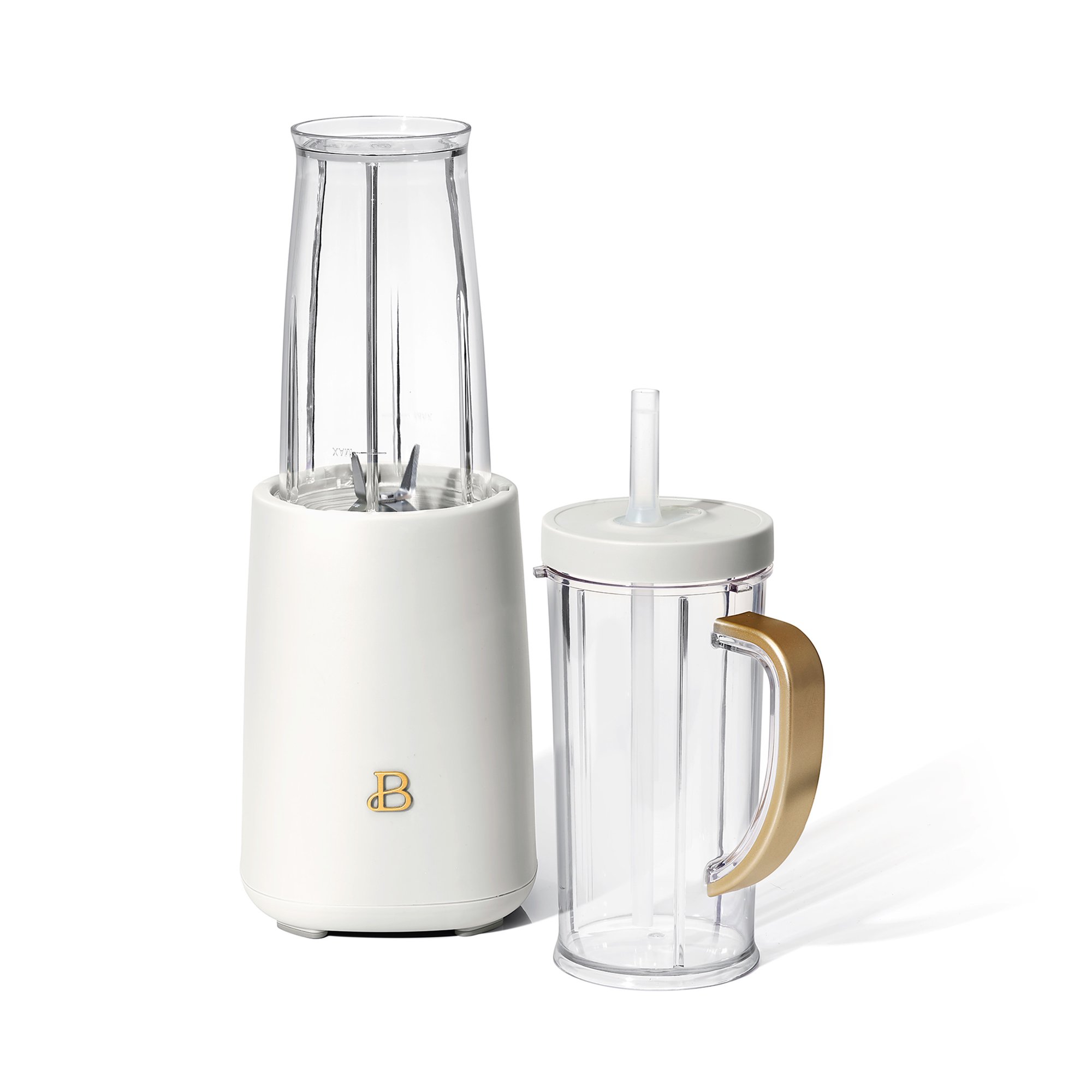 Beautiful Personal Blender. 12 Piece Set. White Icing
