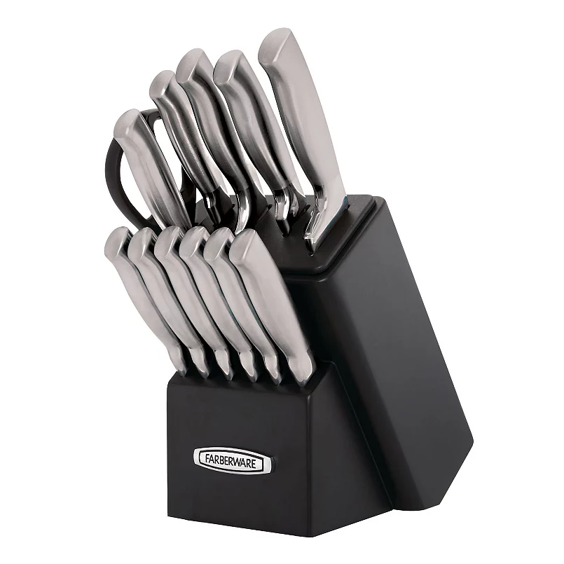 Farberware Self-Sharpening 13-pc. Knife Block Set with EdgeKeeper Technology