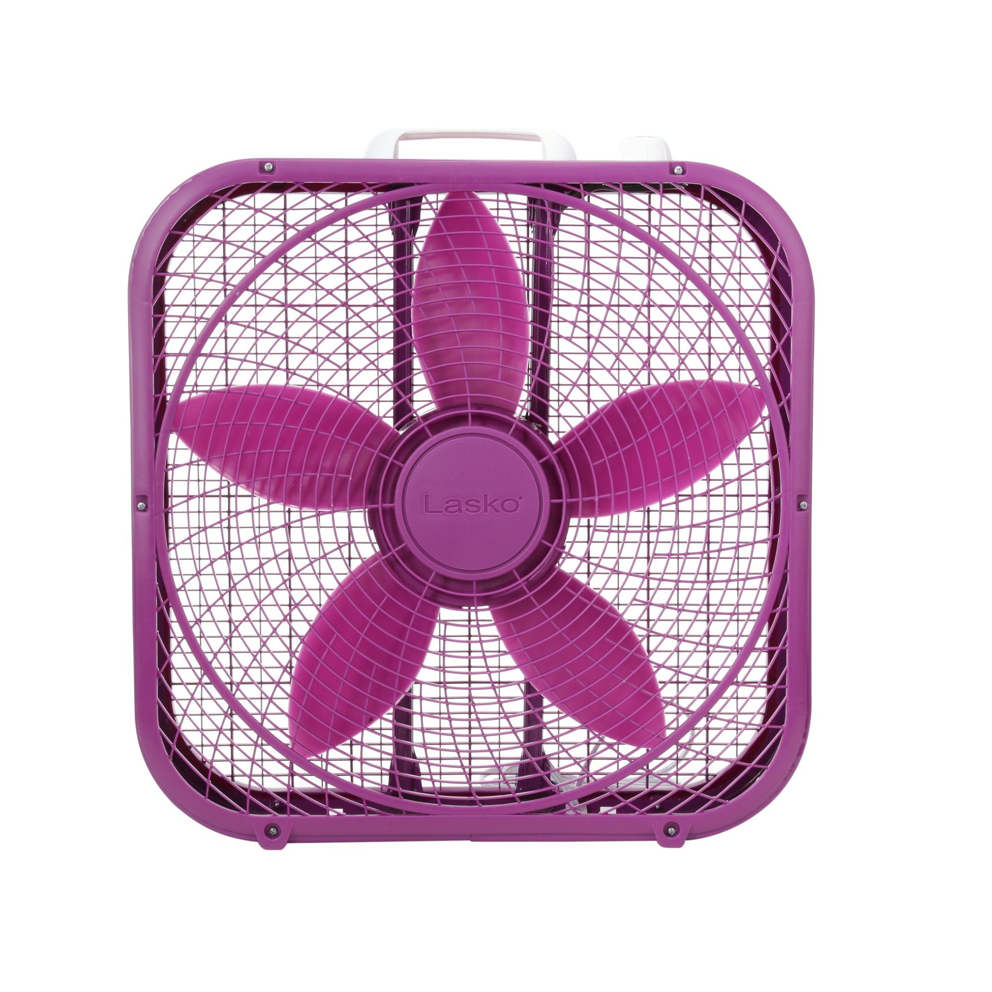 Lasko Cool Colors 20″ 3-Speed Box Fan. Model B20309. Purple