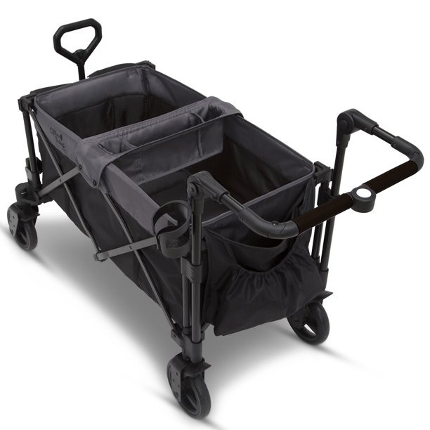 Little Folks by Delta Children City Wagon Cruiser Stroller. Black
